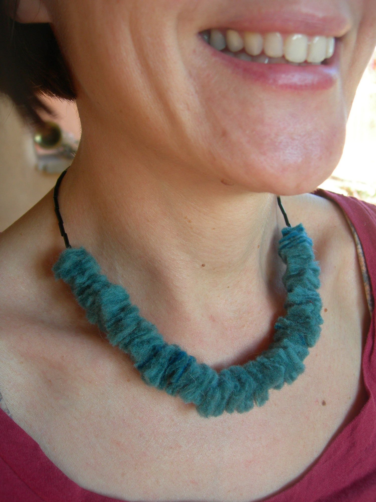 Felted-Necklace